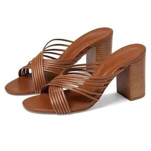 SCHUTZ Brown Strappy Sandals